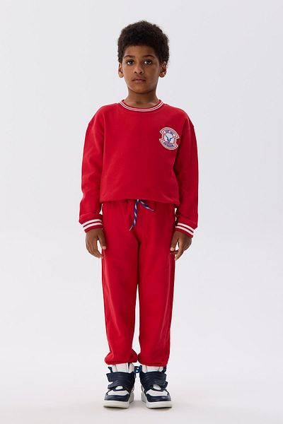 Nebbati Bg Store Boy's Red Pants