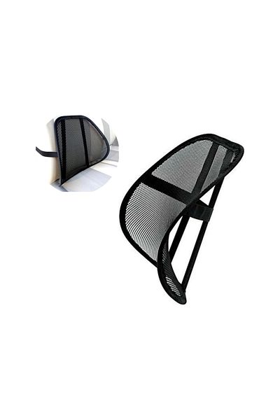 Autokit Mesh Auto Lumbar Support - Mesh Anti-Sweat Backrest - Office Chair Backrest