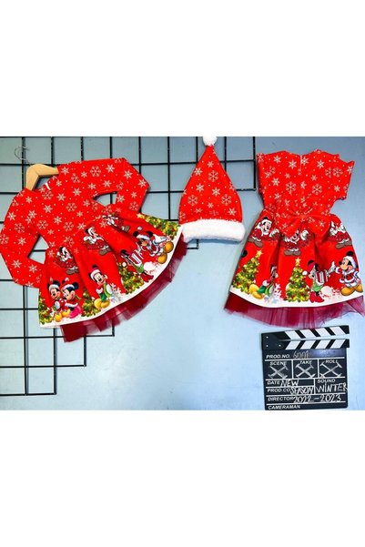 KOKOŞ BEBEK New Year's Minnie Christmas Dress