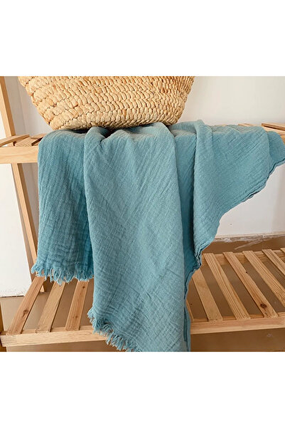 Bidoluraf Turquoise 80x170cm Soft Textured Quick Drying Peshtemal / Beach Towel