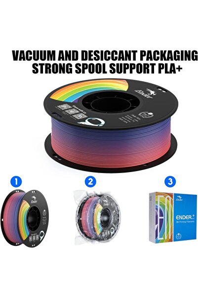 Creality Ender PLA+ Filament Gökkuşağı 1.75mm 1kg