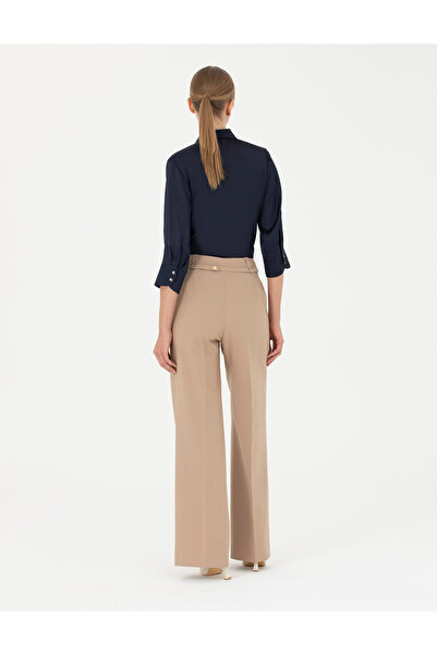 Pierre Cardin Bej Palazzo Kumaş Pantolon 50273084-VR011