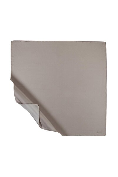 ipekevi Eșarfă din mătase simplă - fum