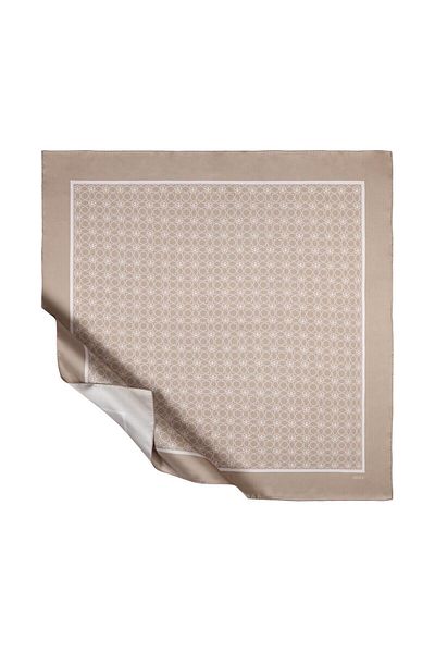 ipekevi Μεταξωτό Φουλάρι Twill - Mini Seljuk - Stone