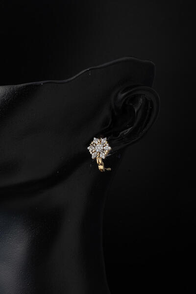 Label Kartanesi Kolye Küpeli Altın Set