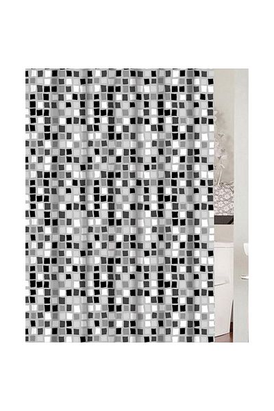 Prima Nova Paradise Grey Κουρτίνα Μπάνιου PVC