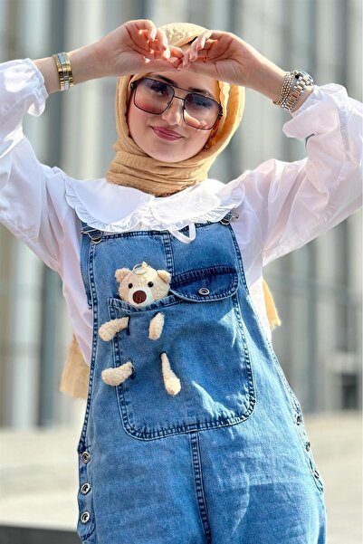 Sevitli Salopet Jeans Salopet-albastru