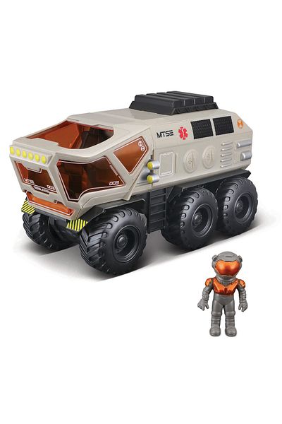 Maisto Space Explorers 6x6 Rover Friction Spacecraft and Figure Beige