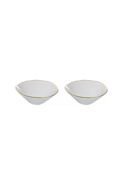 Porland 23cm Moon Glass Bowl - Set of 2
