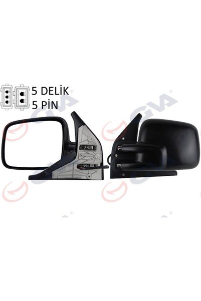 Genel Markalar DIŞ DİKİZ AYNASI SOL TRANSPORTER T4 96 ELEKTRİKLİ ISITMALI KON...