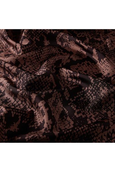 ipekevi Μεταξωτό φουλάρι Tivil με μοτίβο Misty Lilac Python