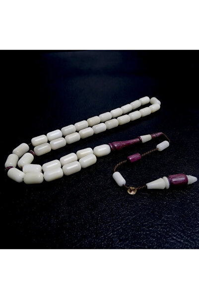 Tesbih Ruyasi İmamesi Morgül Ağacından Yapılmış Kapsül Model Narçıl Tesbih