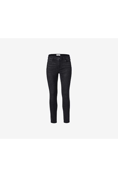 Tchibo Women Regular Fit Washed Skinny Jeans, Black