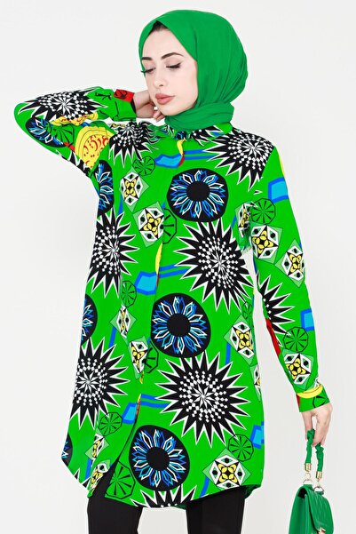 Sevitli Εθνοτικό σχέδιο Viscon Tunik-Πράσινο