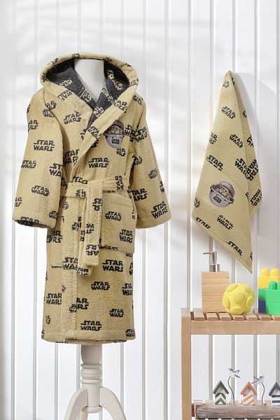 Özdilek Starwars Mandalorian Disney Licensed Children's Bathrobe Set 9/10 Years Old