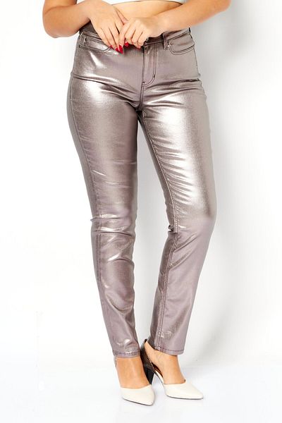 Guess Women'sSkinnyTrousers - Metal-look Design