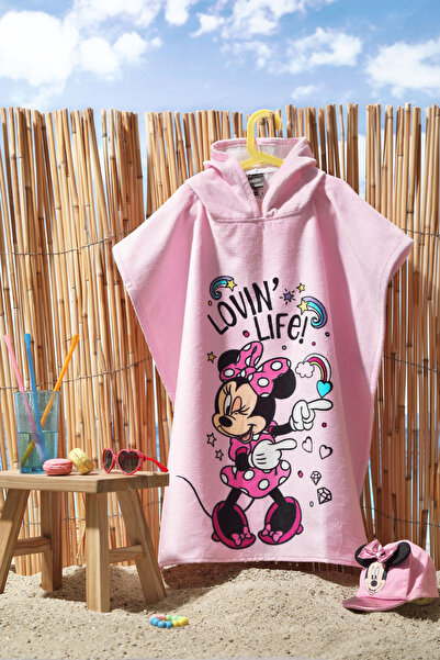 Özdilek Minnie Mouse Life Disney Lisanslı Kadife Çocuk Panço 4/9 Yaş