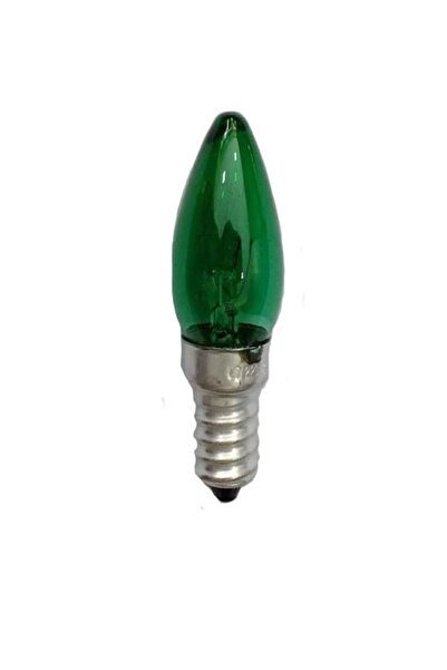 enparlak Parfüm Ampül 10 W Yeşil Işık Yeşil Cam E-14 Duy