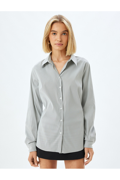 Koton Regular Fit Gömlek Uzun Kollu Klasik Yaka