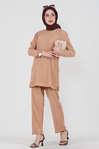 Sevitli Set dublu cu cordon de gât crew-MINK