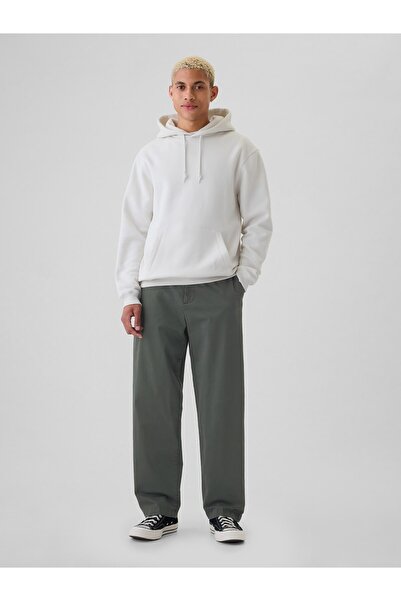 GAP Erkek Yeşil GapFlex Modern Khaki Baggy Pantolon