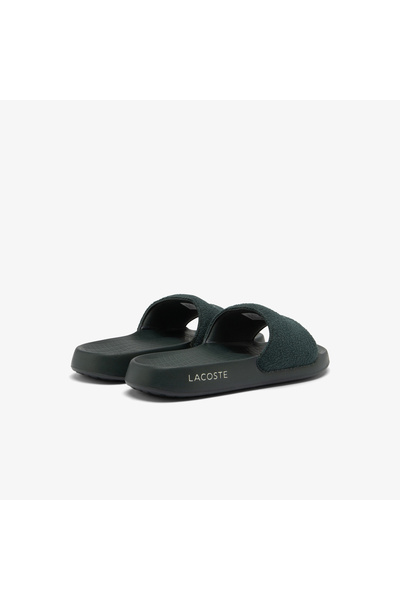 Lacoste Γυναικείες πράσινες παντόφλες Serve Slide 1.0