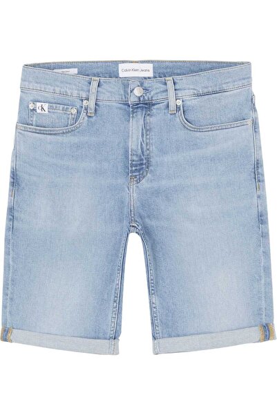Calvin Klein Slim Erkek Jean Şort Lacivert
