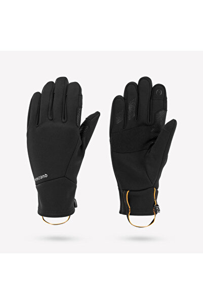 Decathlon Quechua Çocuk Outdoor Eldiven - 6/14 Yaş - Siyah - HIKE500