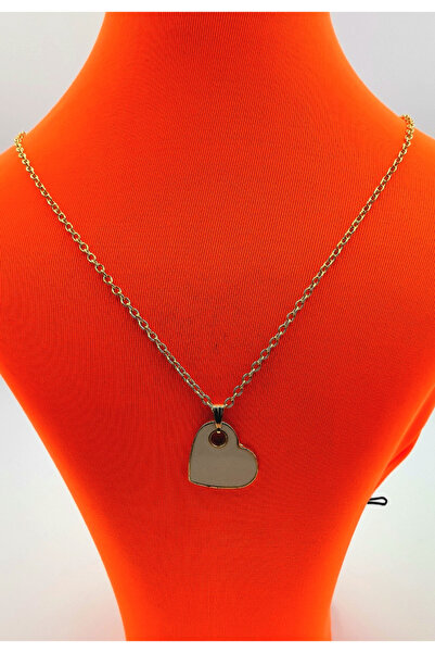 Monalisa Home قلادة ذهبية اللون بتصميم خاص مع شكل سلسلة