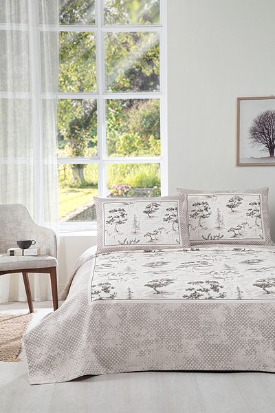 Özdilek Double Toilet De Jouy Pique Set