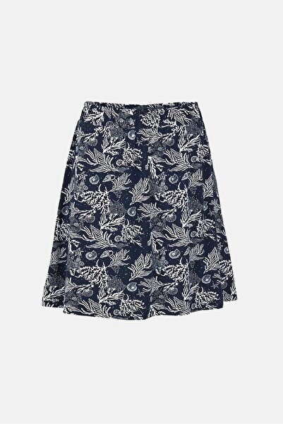 Tchibo Women Printed Jersey Skirt, Blue