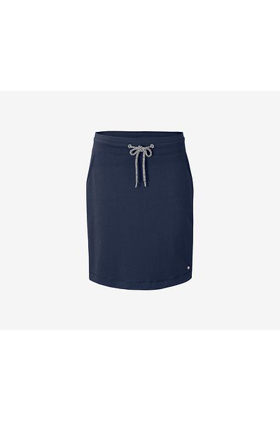 Tchibo Women Plain Midi Skirt, Navy