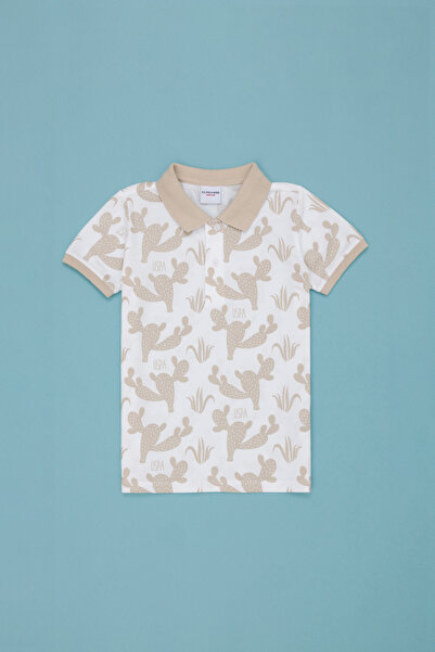 U.S. Polo Assn. Dečačka polo majica sa kamenim ovratnikom 50263531-VR049