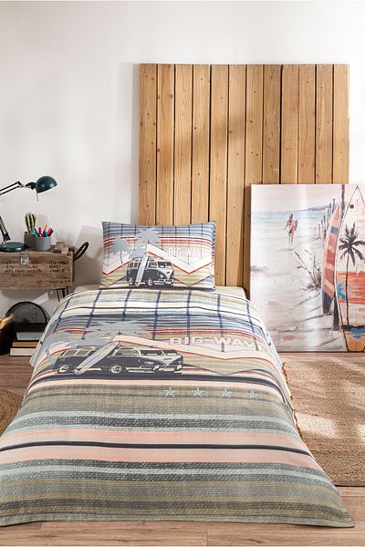 Özdilek Single Big Wave Pique Set