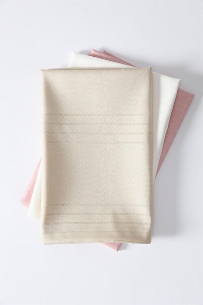 FAVORA Azalea Stain Resistant Tablecloth 160x220 - Ecru