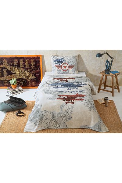 Özdilek Aviones Single Pique Set
