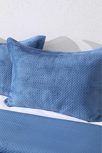 FAVORA Lidia Double Bedspread Set - Petrol