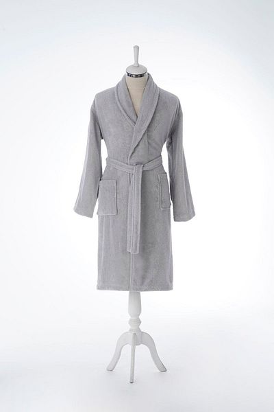 FAVORA Halat de baie unisex Özdilek Colourist Şalyaka Mărimea L - Gri închis