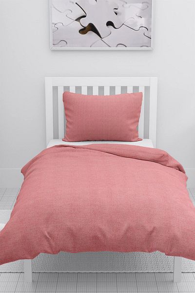 FAVORA طقم غطاء لحاف فردي من Vega Cotton Ranforce - Yavruağzı
