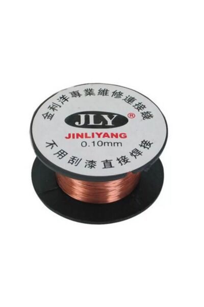 MBL Bakır Yol Çekme Teli, Emaye Kaplı Ince Köprü Tel (0.10MM/15MT)