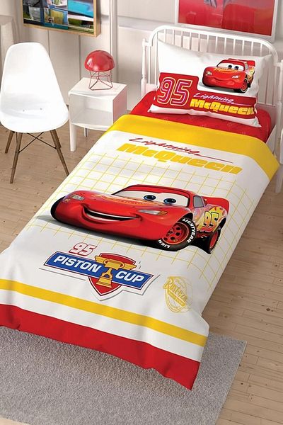 FAVORA Husă de pilota unică - Crown Licensed Cars Check Animate