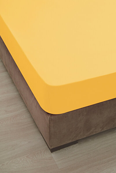 Özdilek ملاءة سرير مزدوجة مرنة مقاس 160x200 مقاس 30 سم