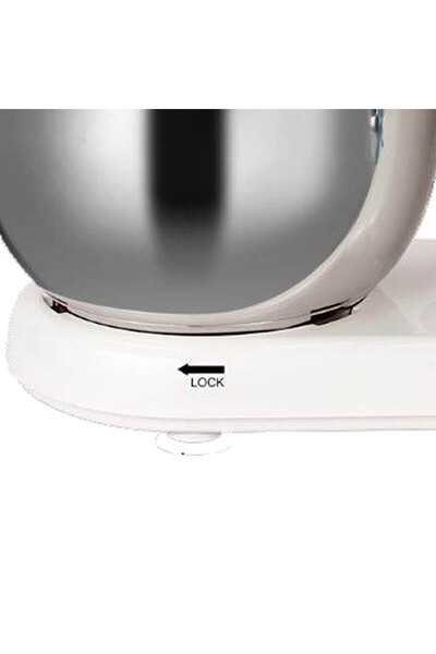 DOTS Enhanced Stand Mixer with 6 Mixing Speeds and A 7 Liter Stainless Steel Bowl - 1100 Watt - White