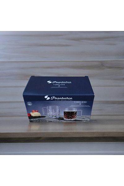 Paşabahçe 55462 Pasabahce Timeless Cup Mug - 250 Cc, 2 Pack