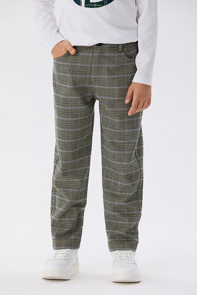 Nebbati Bg Store Boy's Plaid Pants