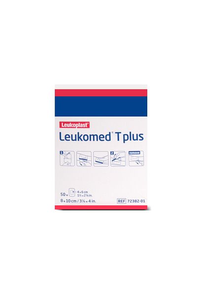 BSN وسادة تضميد الجروح المعقمة Leukomed T Plus مقاس 8x10 سم 50 قطعة