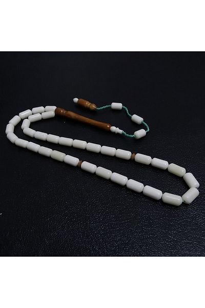 Tesbih Ruyasi مقاس صغير - مسبحة صلاة على شكل عظمة الجمل من Kuka Imameli، قطع كبسولة
