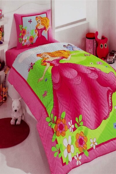 Kristal Set cuvertură de pilota matlasată Ece - roz