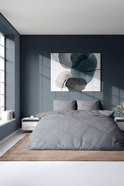 FAVORA Gold Double Duvet Cover Set - Anthracite