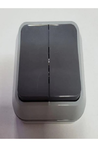 MAKEL Sıva Üstü Gri Komütatör 45003